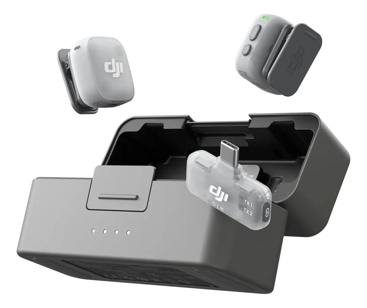  DJI Mic Mini 2 (2 TX + 1 RX mobile + estojo de carregamento) - DJI142