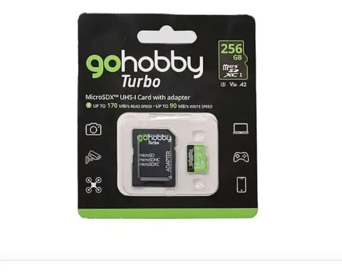 Cartão De Memória Gohobby Turbo 256gb